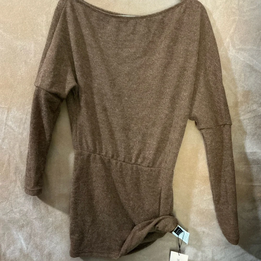 SHEIN Brown Off-Shoulder‎ Women Sweater
